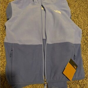 The North Face Kids Two-Tone Blue Fleece Vest